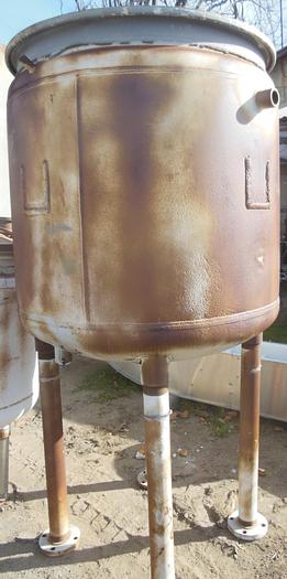 Used Tank, 200 Gallon, Glass Lined, Jkt, 39" x 39", Pfaudler, OT/DB, #C742759