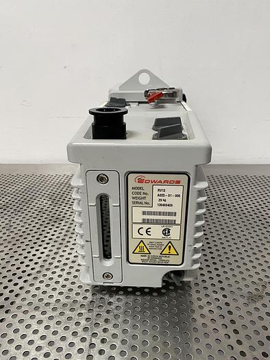 Used Edwards RV12 Rotary Vane Vacuum Pump 115V w/ KF25 Fitting