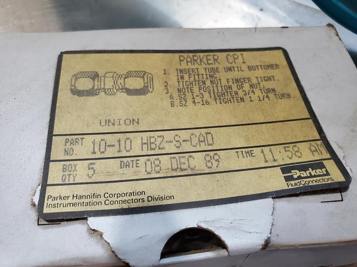 (Box of 5) Parker 12-12 HBZ-S (BRB2)