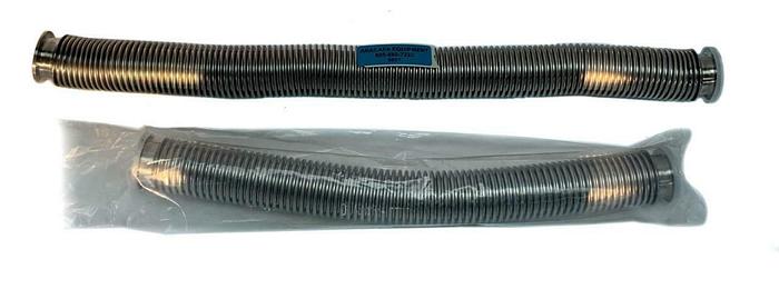 KF40 Corrugated Bellows Flex Hose, SS, Length 28", 20" Lot of 2 (8607)W