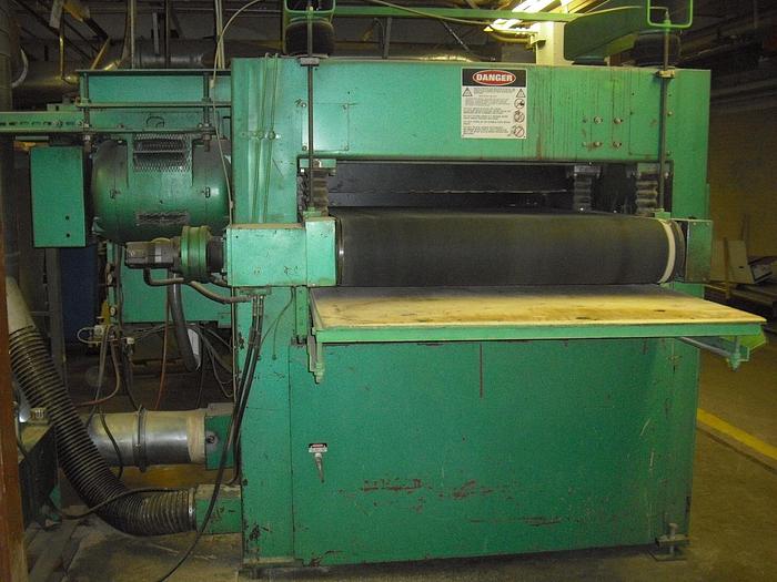 Used TIMESAVERS 52 HEAVY-DUTY COMBINATION TOP & BOTTOM ABRASIVE PLANERS
