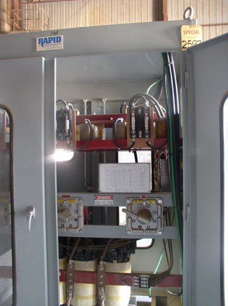 Used 12,000 amp 9 volt RAPID DC Power Supply*: Input 400 amps @ 480 volts