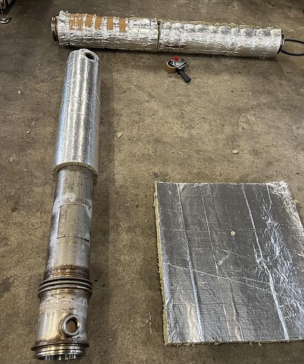 Used 1996 CONTHERM 6"x9 Surface scrape heat exchanger