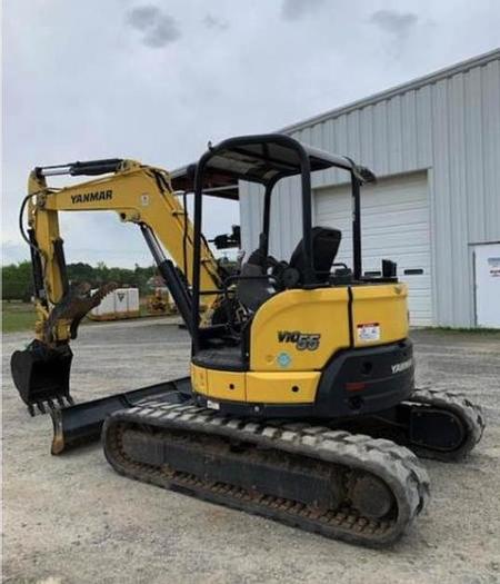Used 2017 Yanmar VIO55-6A Mini Excavator
