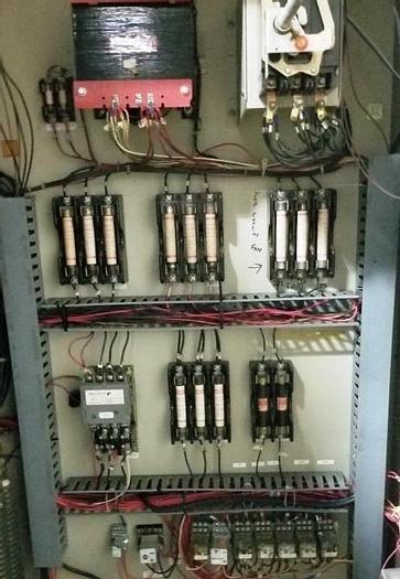 Used 64" WIDE DUSENBERY 815 DUPLEX SLITTER REWINDER CANTILEVERED