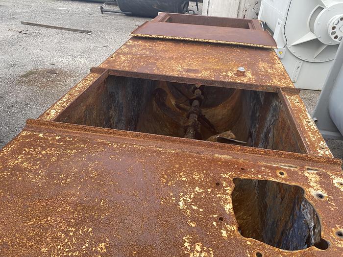 Used Used Marion Mixer approximately 100 cubic feet carbon steel Paddle Mixer
