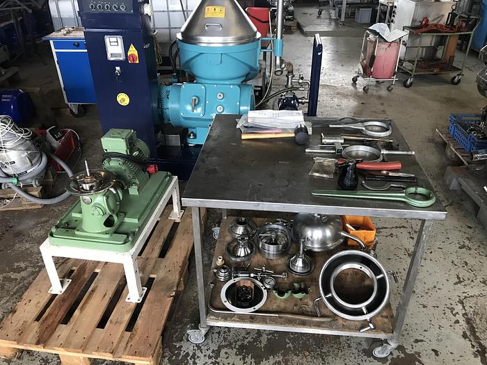 Refurbished Westfalia pilot plant separator, type SA 1-02-575