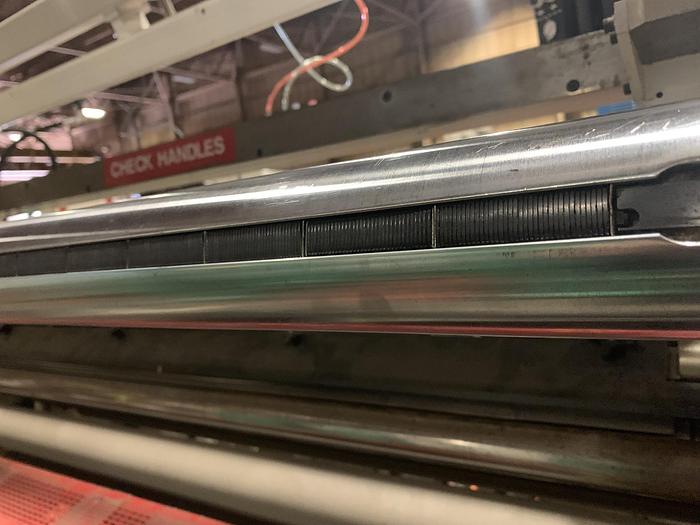 Used 62" TITAN MODEL SR6 CANTILEVERED DUPLEX SLITTER REWINDER SHAFTLESS UNWIND - PENDING LS