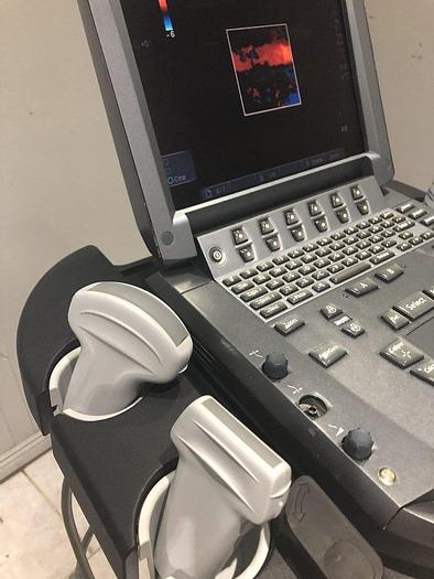 Gebraucht SonoSite M-turbo tragbare Ultraschallsystem auf Trolley mit 3xSonden