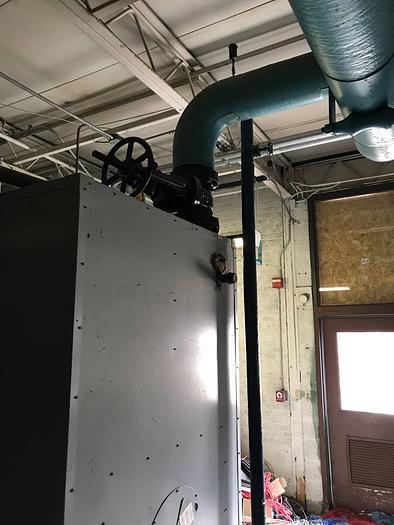 Used 165 HP Bryan Flexible Tube 50 PSI Steam Boiler 1988 Model RV550-W-FDG