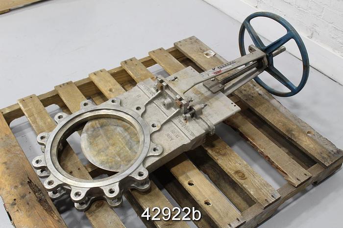 Used Dezurik 12" Hand Operated Knife Gate Valve #42922