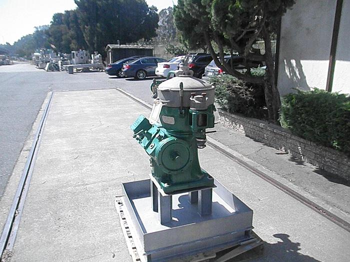 Used Centrifuge, Disc, Batch, Solid Wall, Alfa Laval, MAB-206 7.5 HP, #S736637