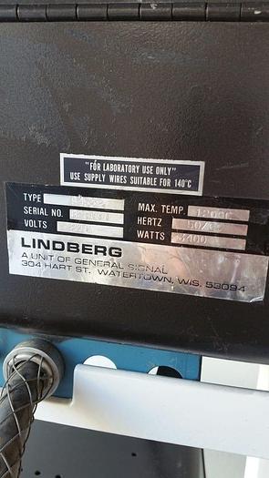 Used LINDBERG TUBE FURNACE – 1200 DEG. C