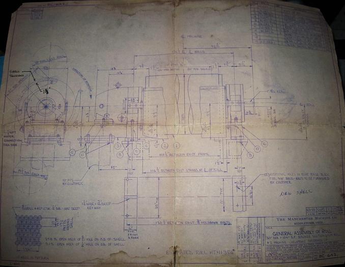 Used PAPER MACHINE COMPONENTS #26981