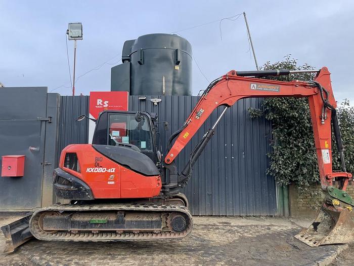 Used KUBOTA KX080-4