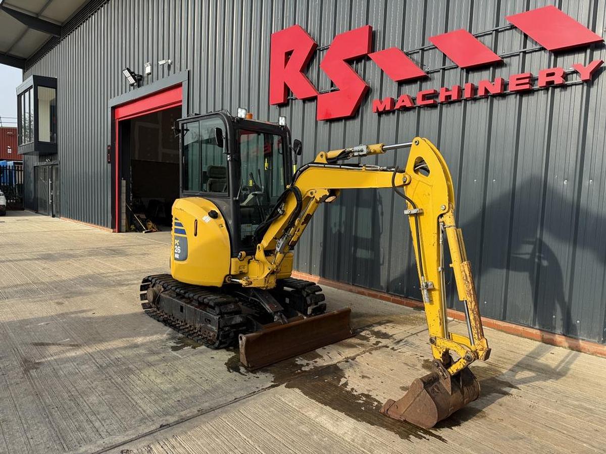 Used Komatsu PC26 MR-3 2.7t Mini Excavator