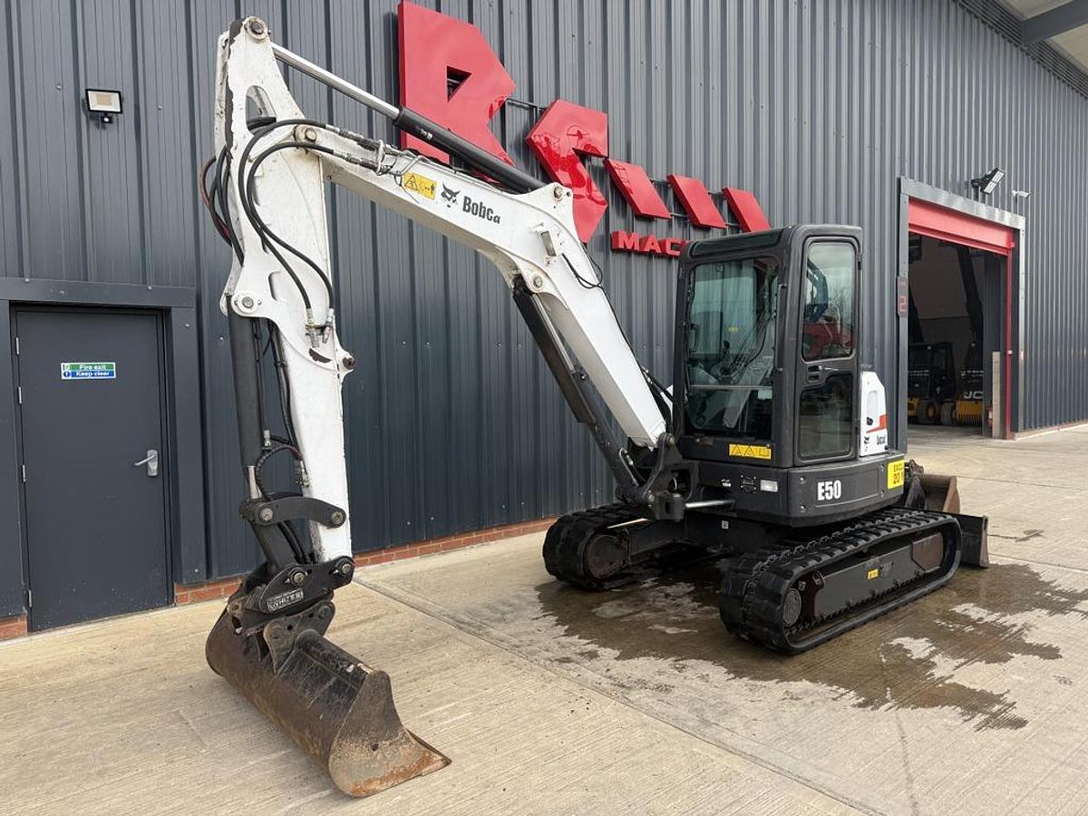 Used Bobcat E50 5t Mini Excavator
