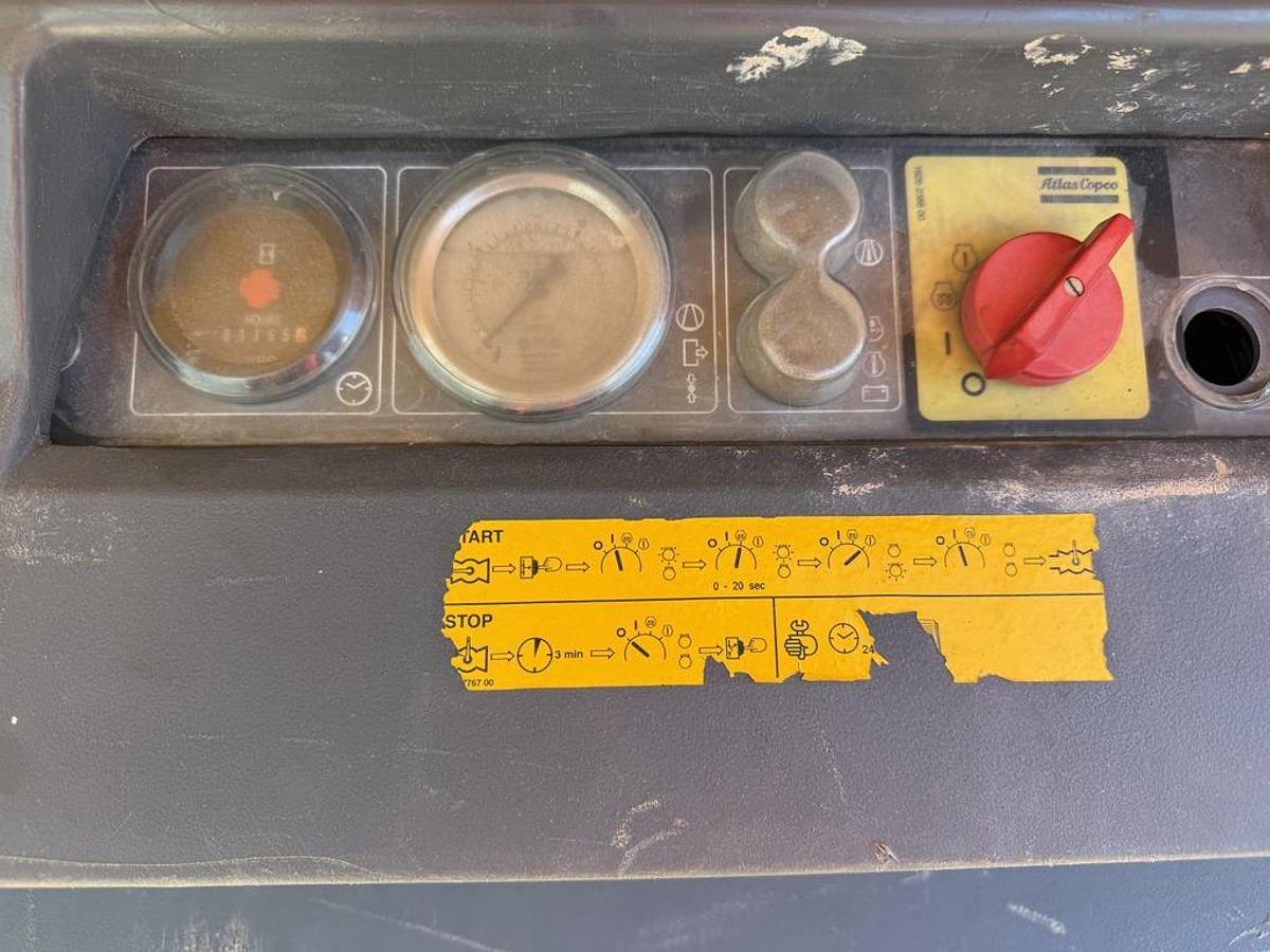 Used Atlas Copco XAS67 3.6 m3/min Compressor