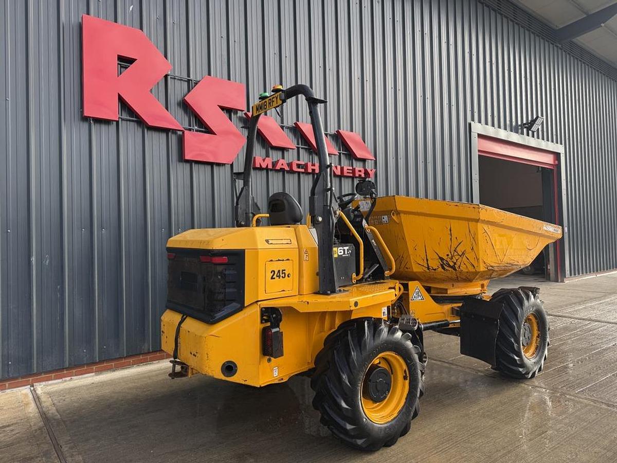 Used JCB 6T-1 ST 6 Ton Swivel Dumper