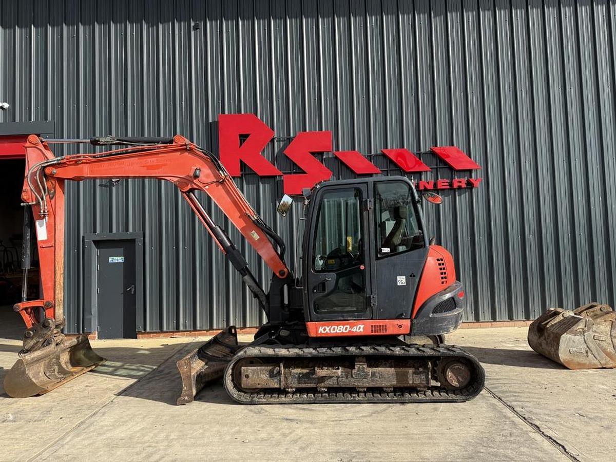 Used Kubota KX080-4 8t Mini Excavator