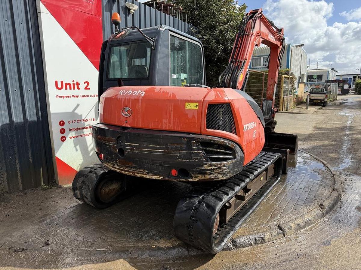 Used Kubota KX080-4 8t Mini Excavator