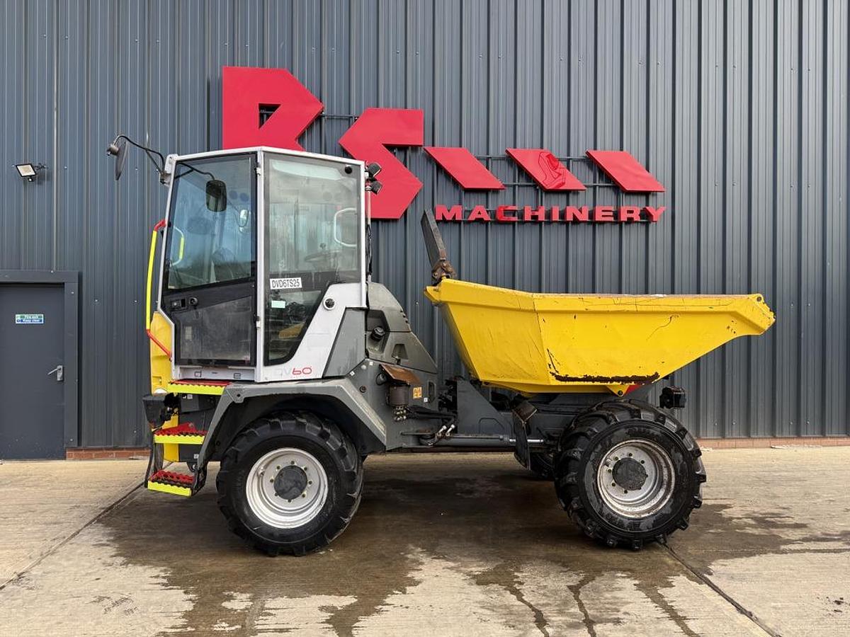 Used Wacker Neuson DV60 6t Dual View Swivel Dumper