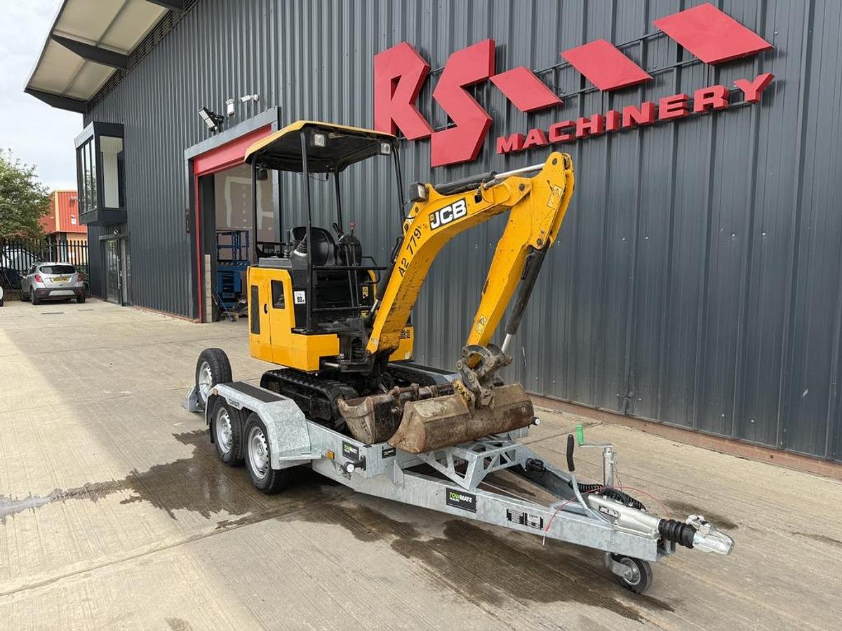 Used JCB 15C-1 1.5t Mini Excavator + New Trailer
