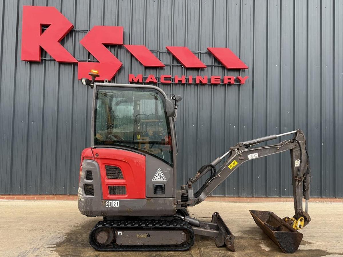 Used Volvo EC18D 1.8t Mini Excavator