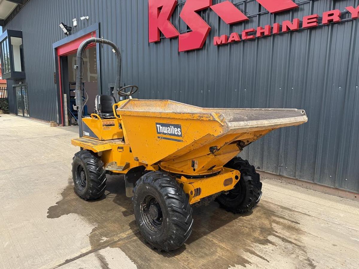 Used Thwaites 3 Tonne Swivel Dumper