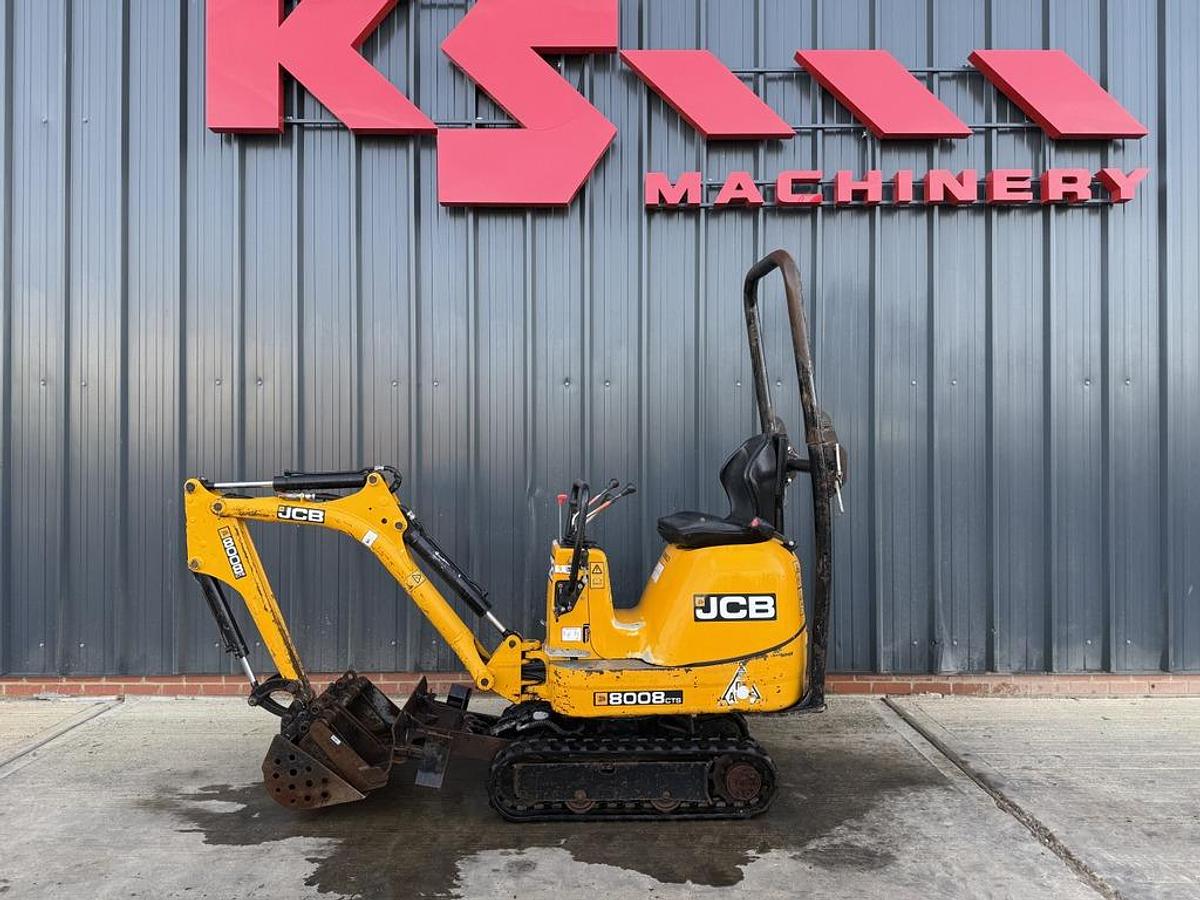Used JCB 8008 CTS 1t Micro Excavator