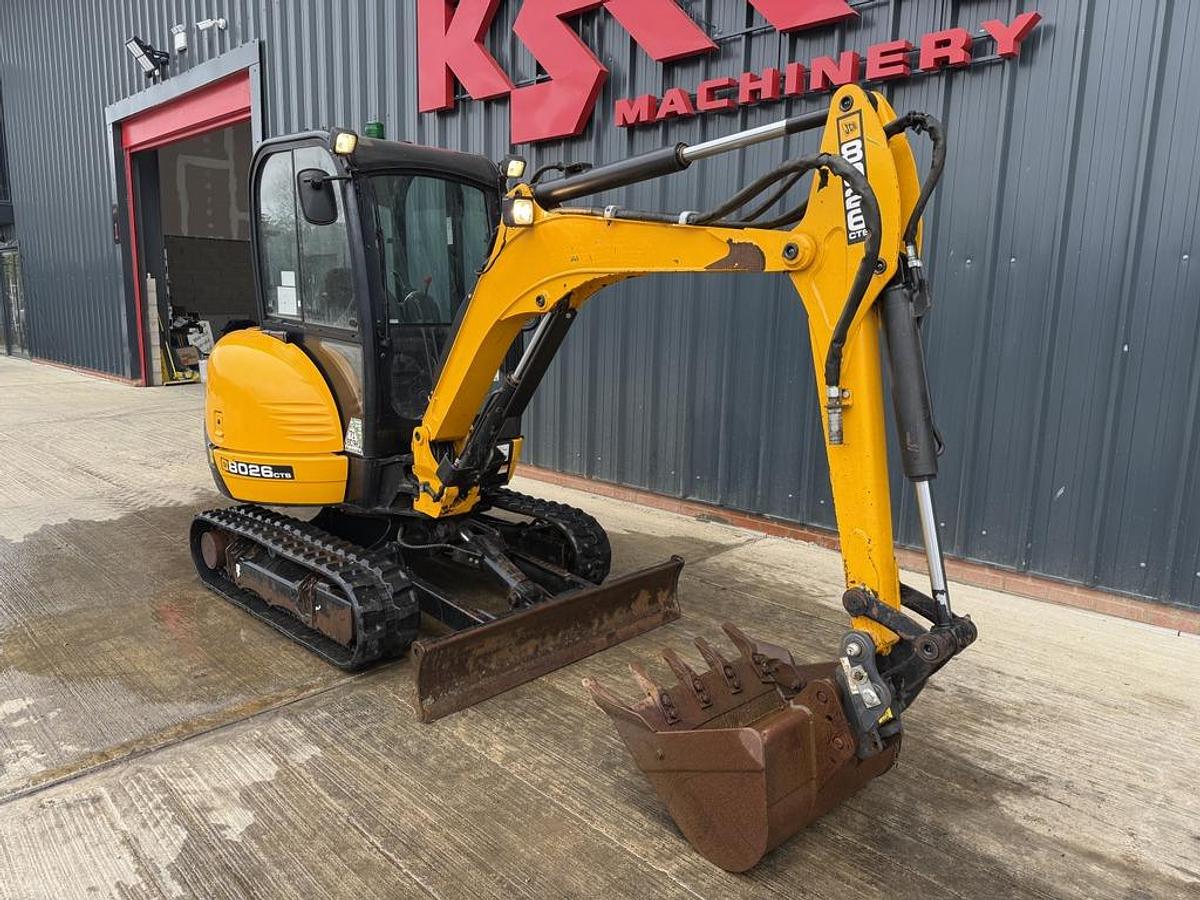 Used JCB 8026 CTS 2.8t Mini Excavator