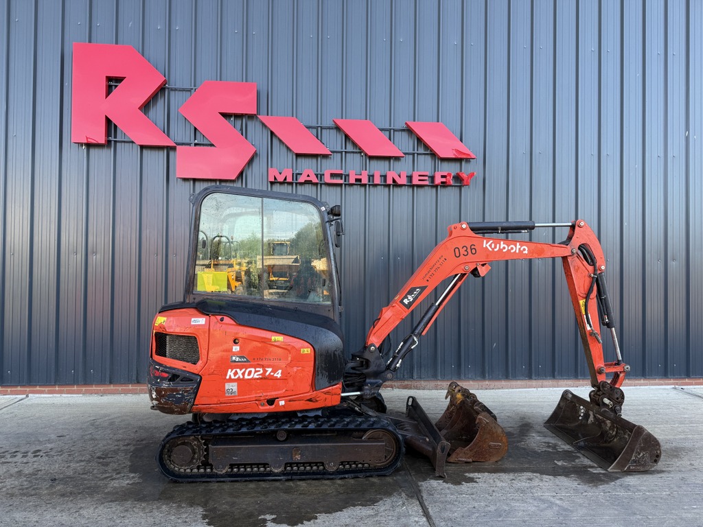 Used Kubota KX027-4 2.7t Mini Excavator