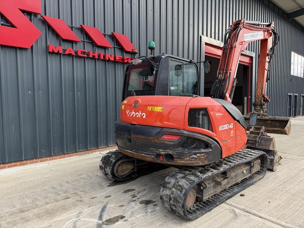Used Kubota KX080-4 8t Mini Excavator