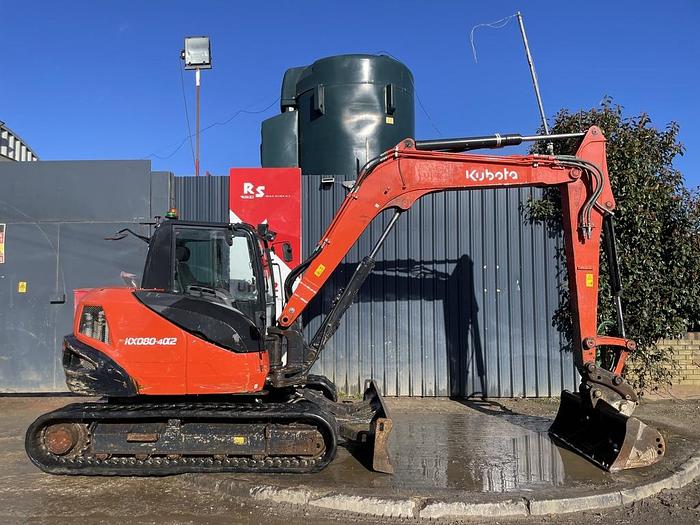 Used KUBOTA KX080-4