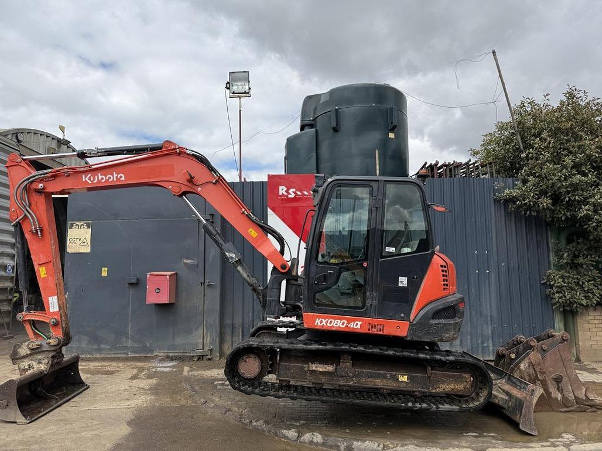 Used Kubota KX080-4 8t Mini Excavator