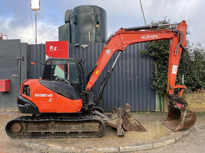 Used KUBOTA KX080-4