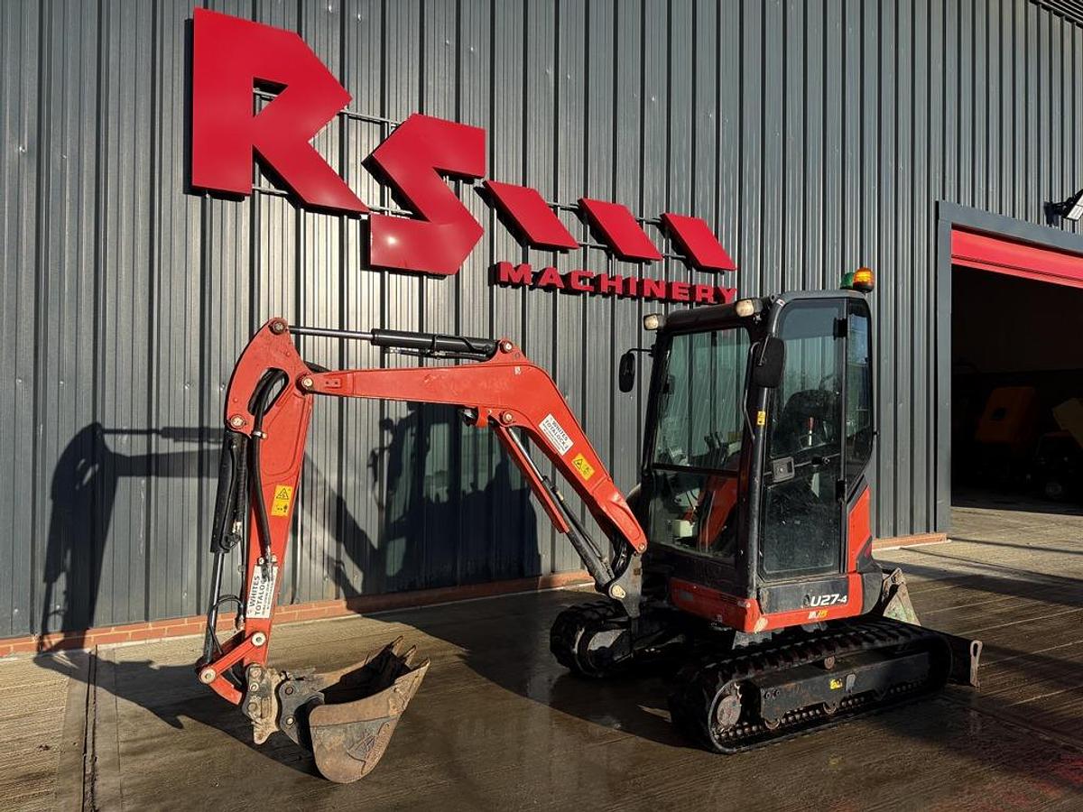 Used Kubota U27-4 2.7t Mini Excavator