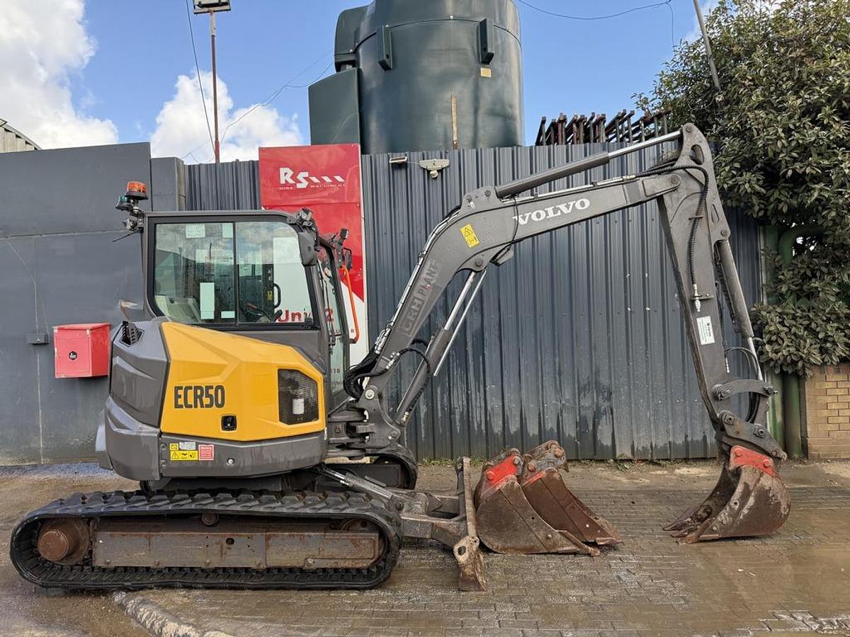 Used Volvo ECR50F 5t Mini Excavator