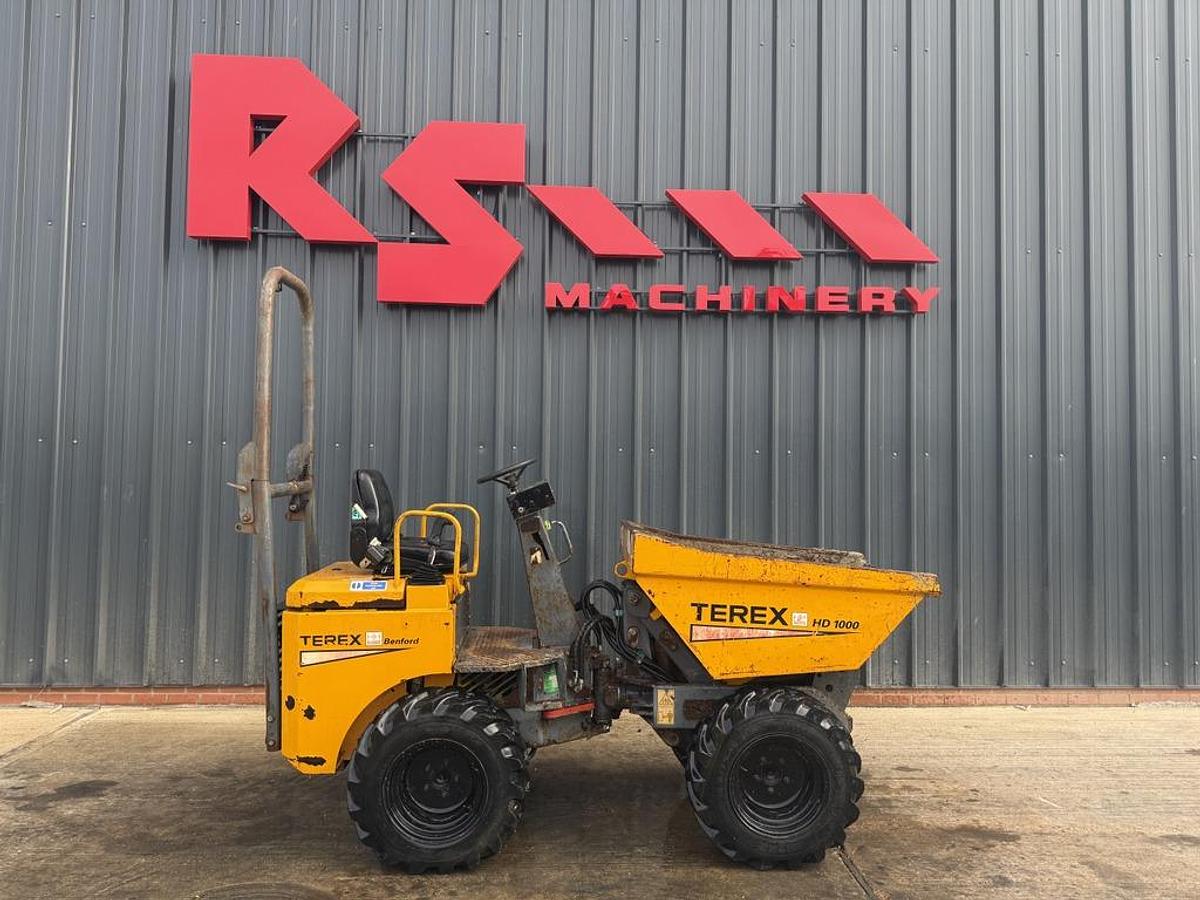 Used Terex Benford HD1000 1 Ton High Tip Dumper