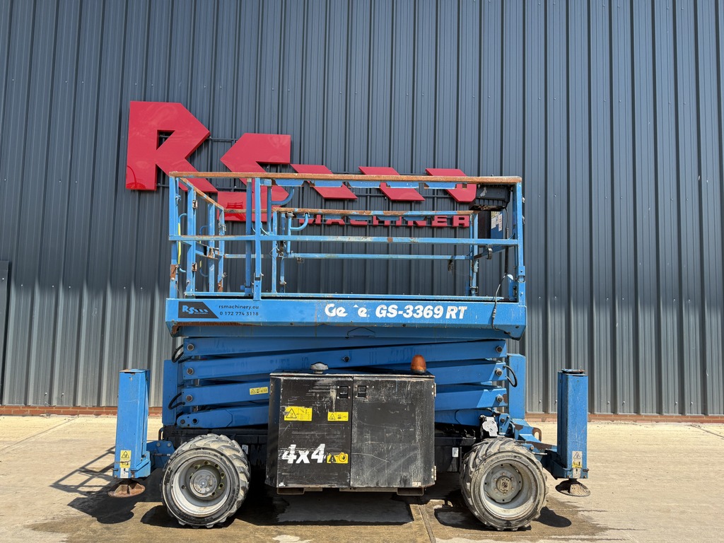 Used Genie GS3369 RT 12m Scissor Lift