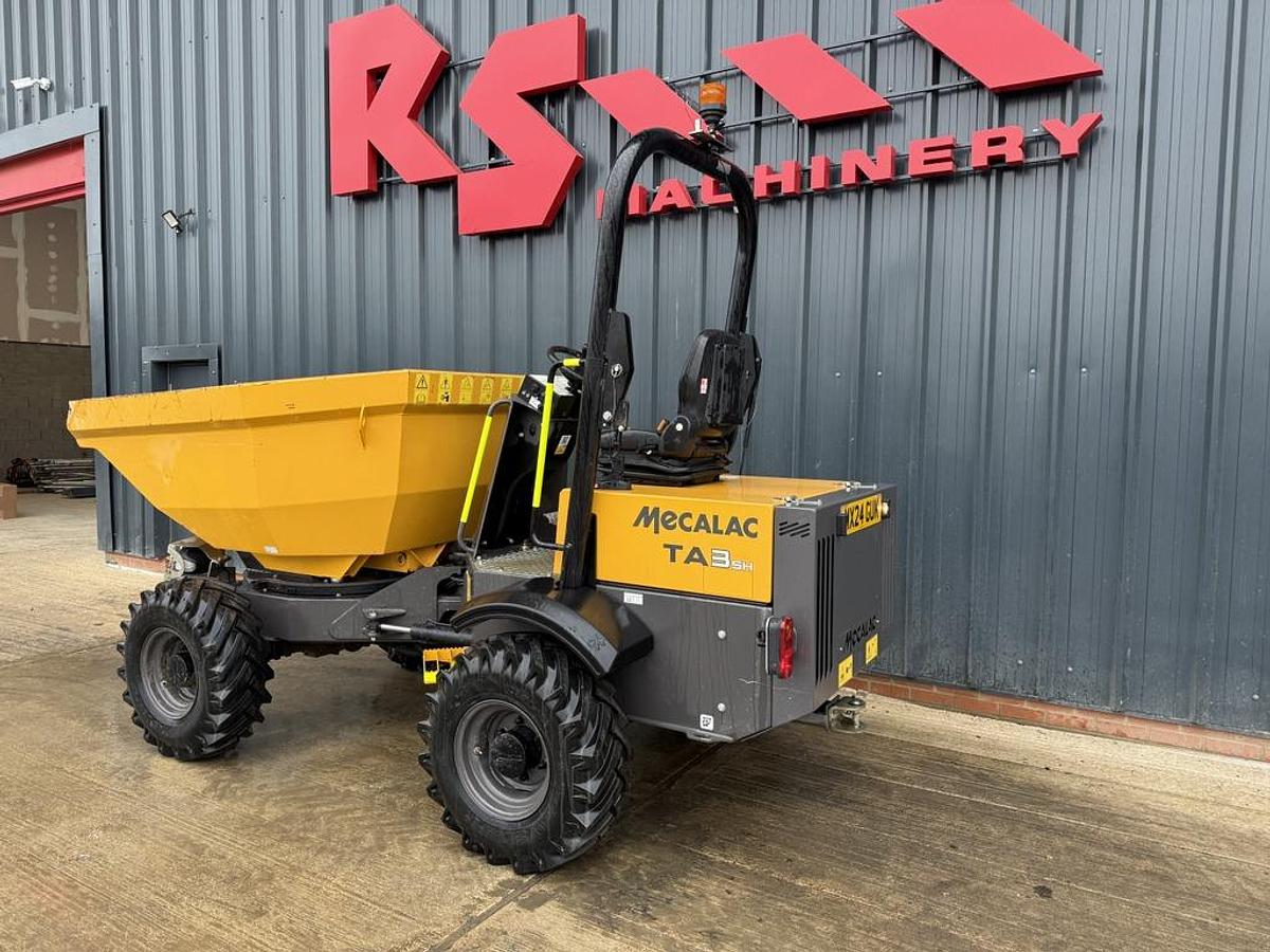 Used Mecalac TA3sh 3 Ton Swivel Dumper