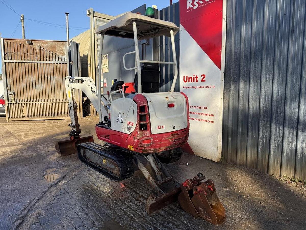 Used Takeuchi TB216 1.8t Mini Excavator