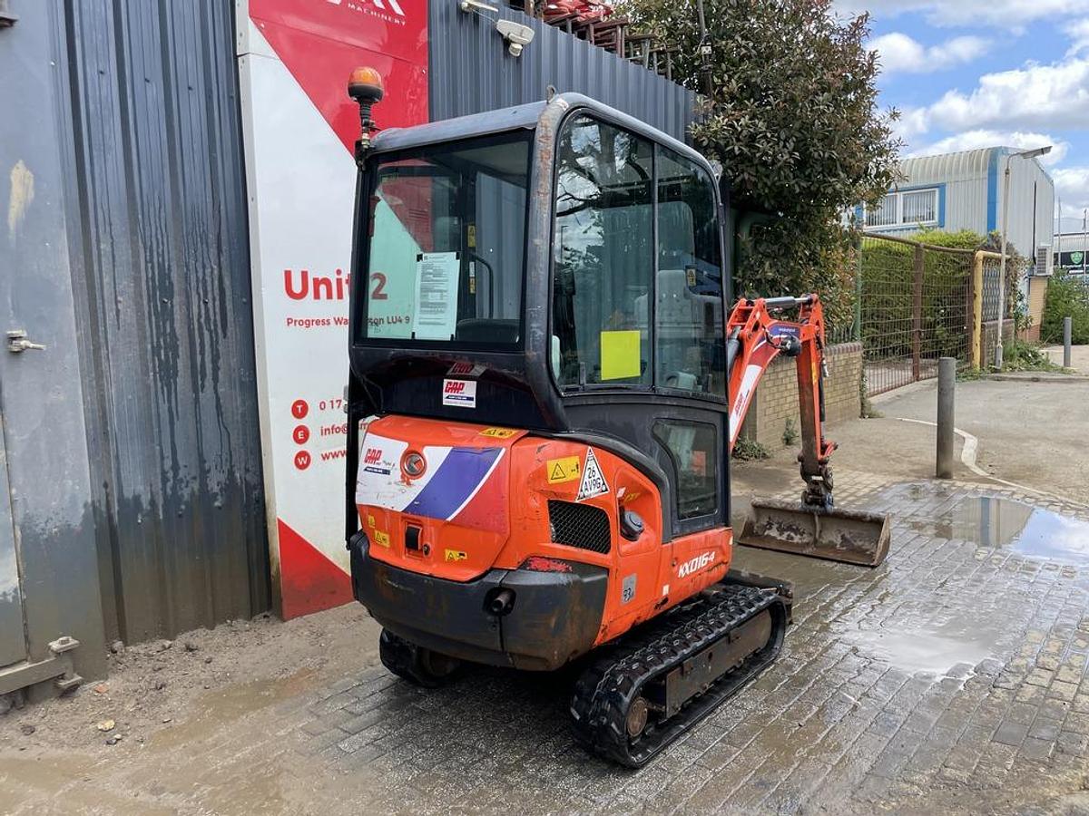 Used Kubota KX016-4 1.6t Mini Excavator