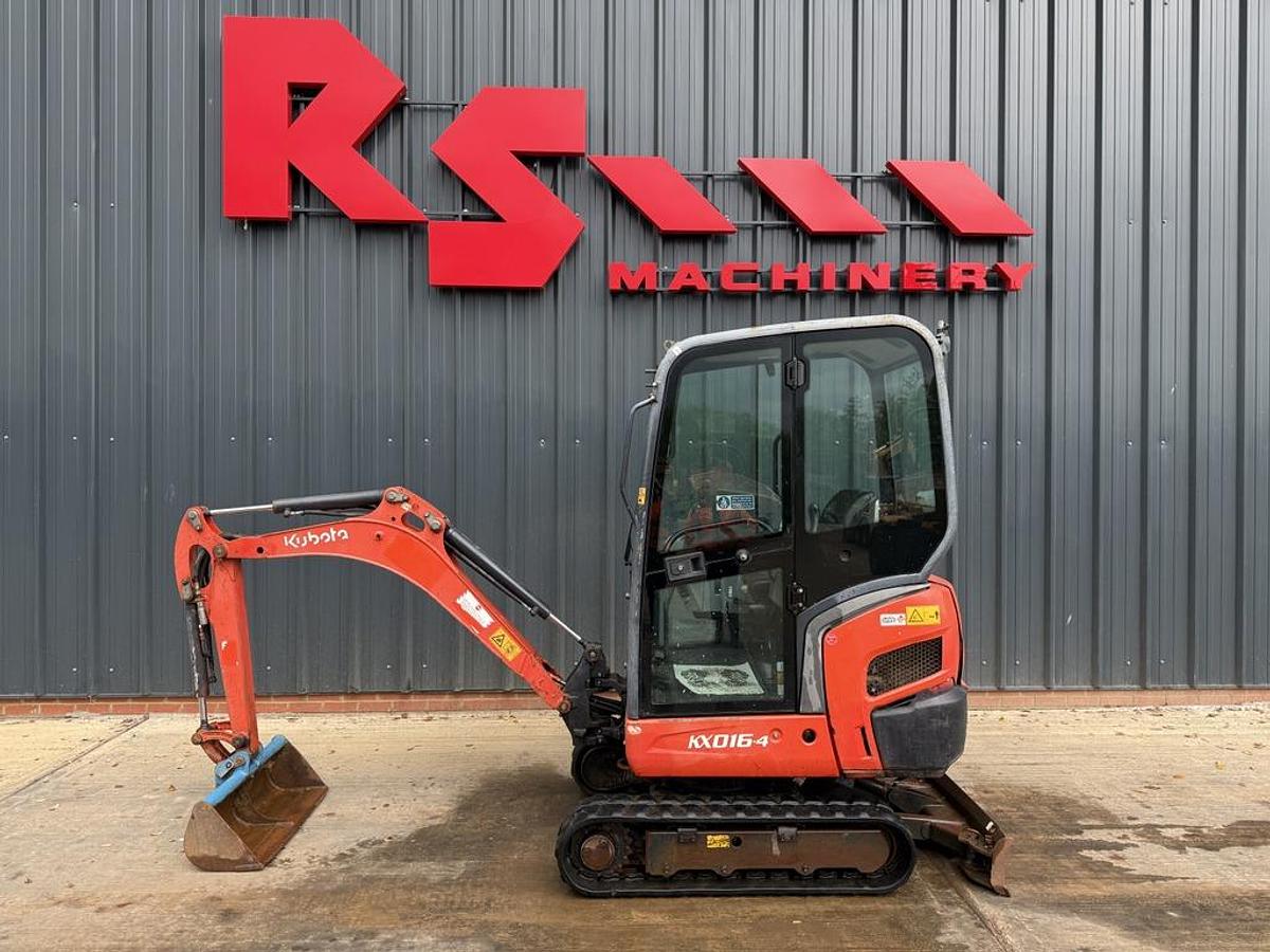 Used Kubota KX016-4 1.6t Mini Excavator