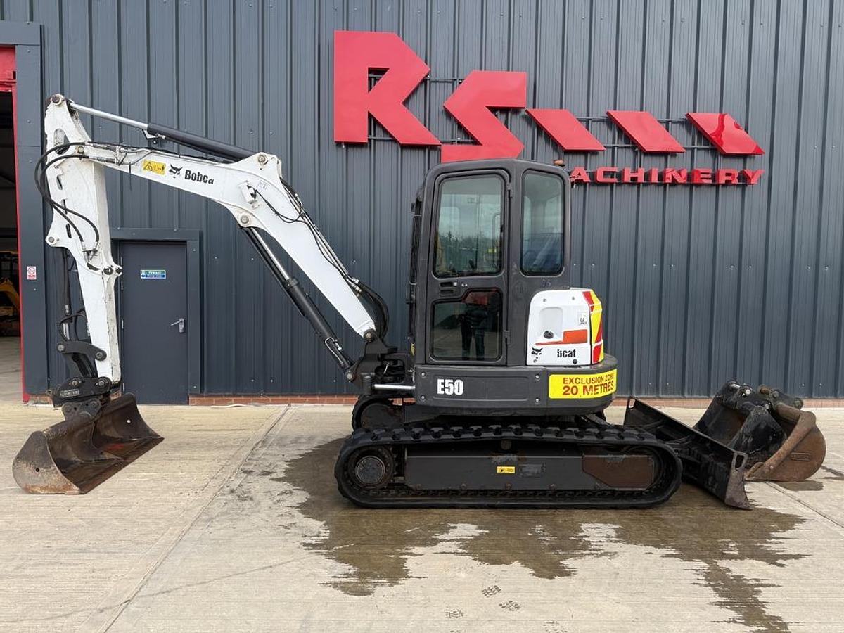 Used Bobcat E50 5t Mini Excavator