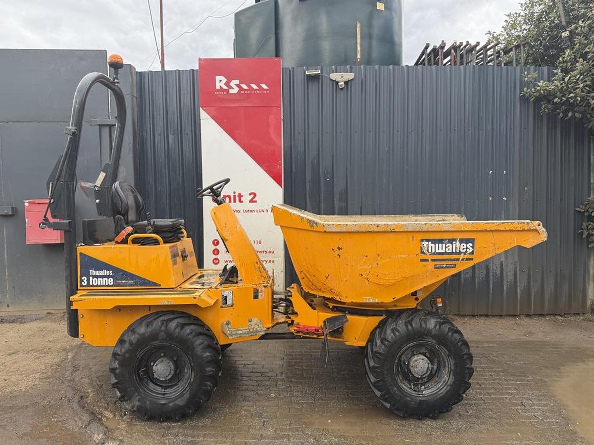 Used Thwaites 3 Tonne Hydrostatic Swivel Dumper