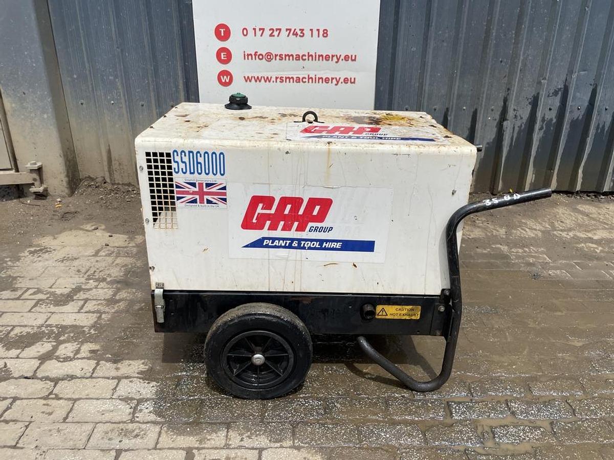 Used Stephill SSD6000 6 kVA Generator