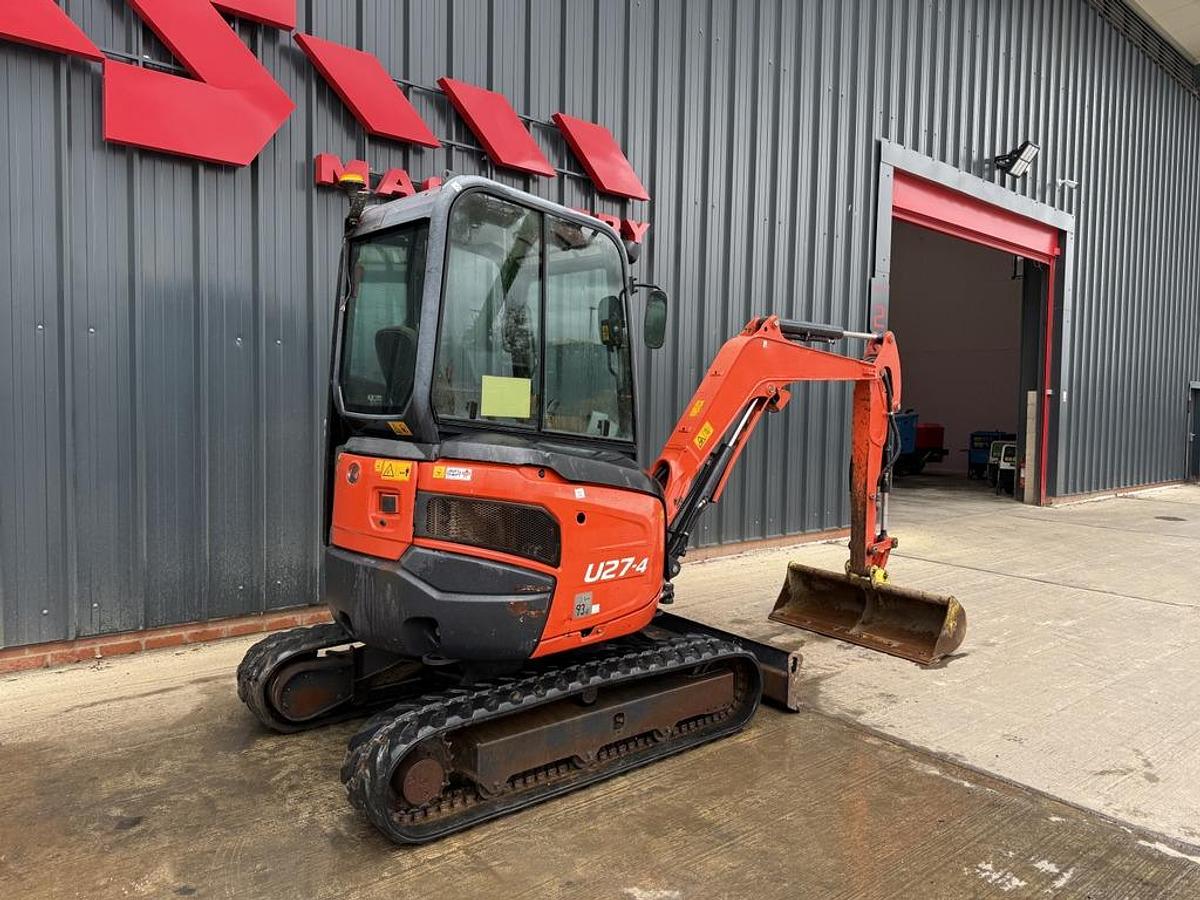 Used Kubota U27-4 2.7t Mini Excavator