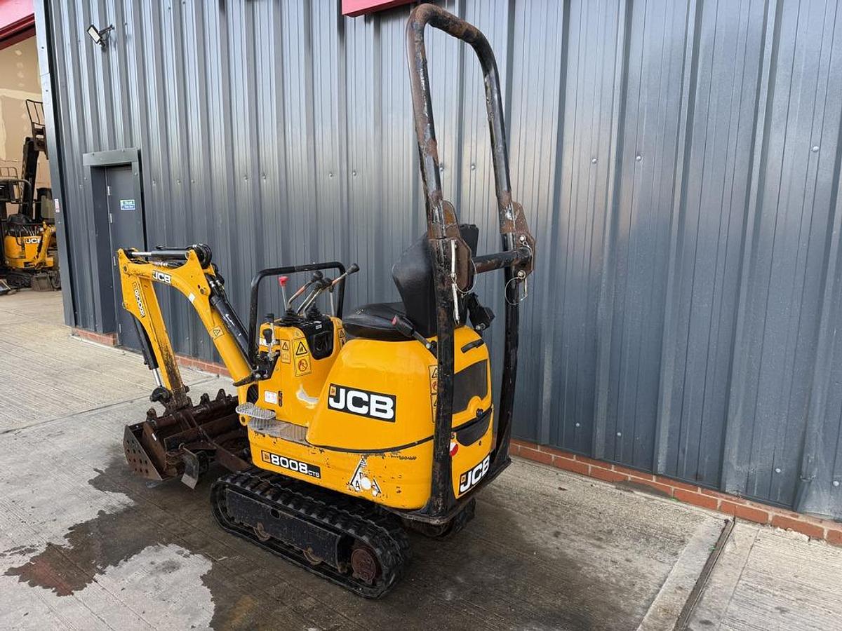 Used JCB 8008 CTS 1t Micro Excavator