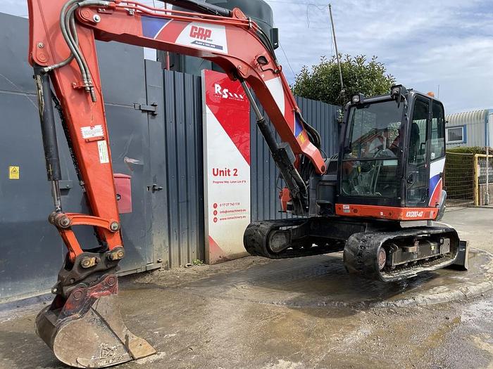 Used KUBOTA KX080-4 Midi Excavator